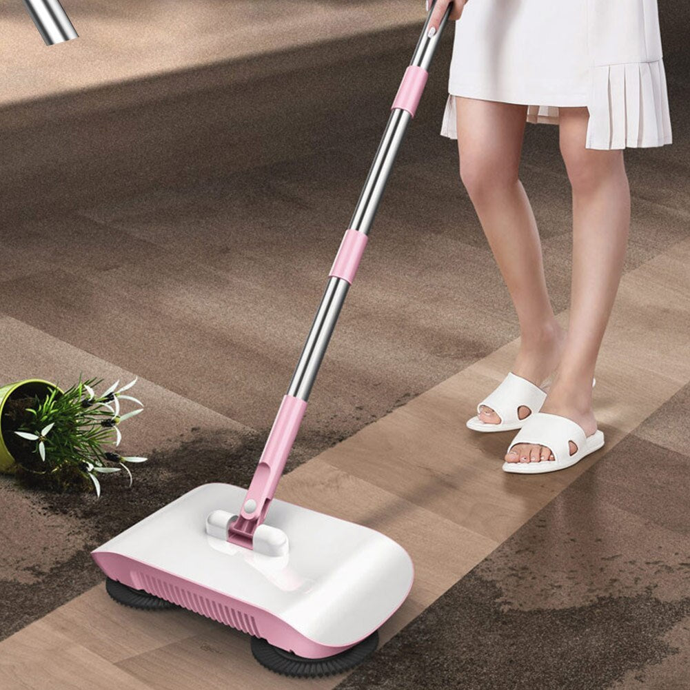 Hand Push Kehrmaschine Haushalt Besen Kehrschaufel Mopp Boden Alle-in-one-Maschine Geschenk Mop Kehrmaschine