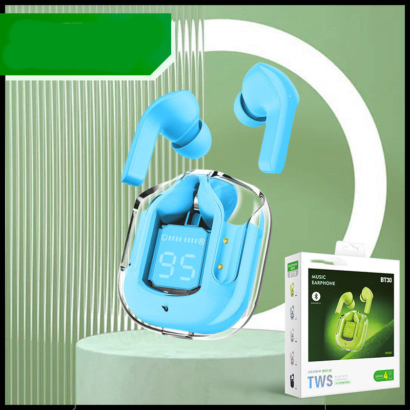 Transparente Digital anzeige TWS Drahtlose Bluetooth-Kopfhörer