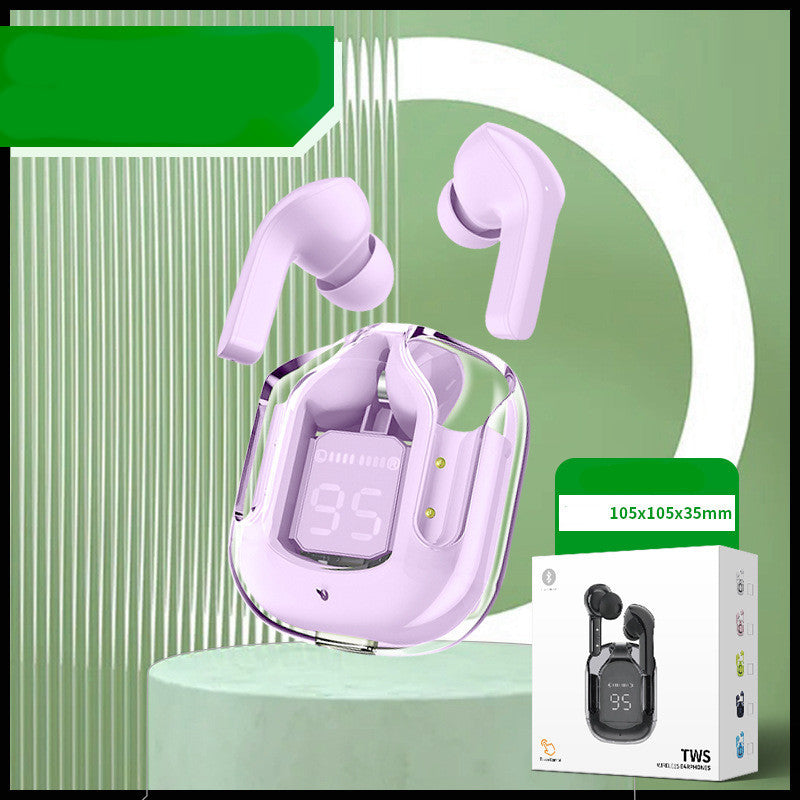 Transparente Digital anzeige TWS Drahtlose Bluetooth-Kopfhörer