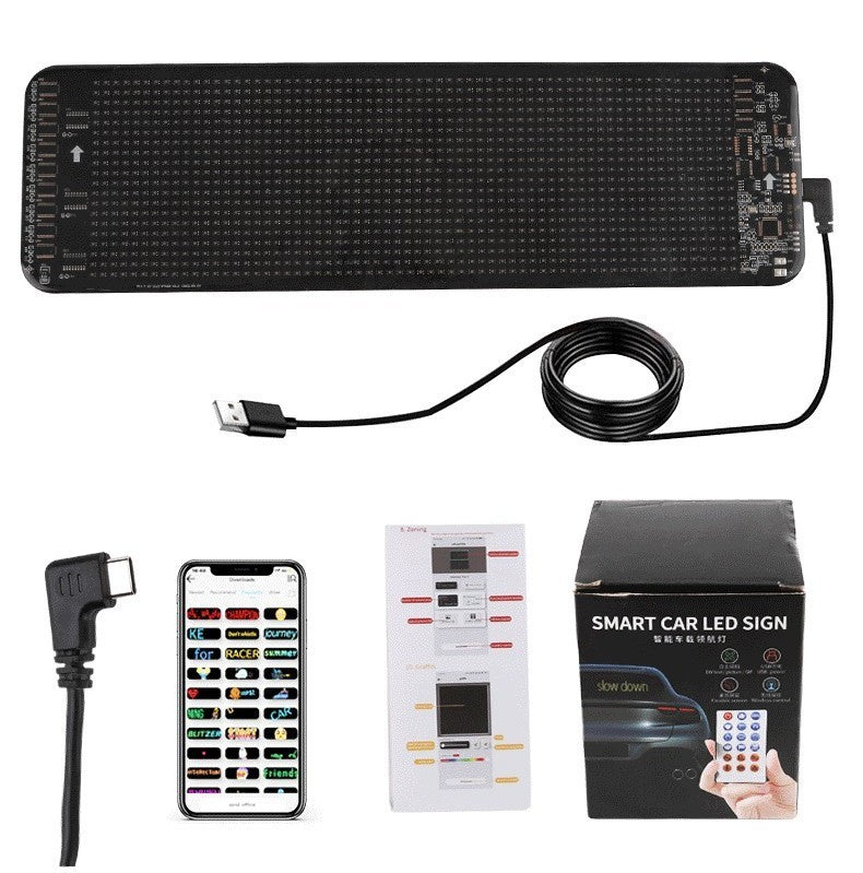 Programmierbares Auto-LED-Zeichen - Ultra dünner Bildschirm - Programmbar durch APP