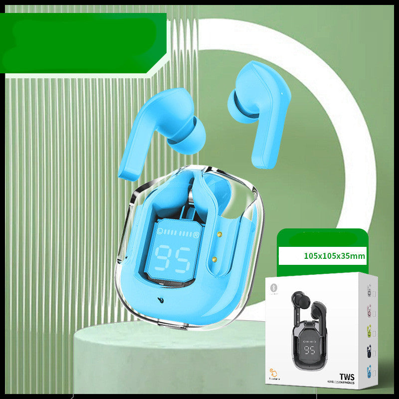 Transparente Digital anzeige TWS Drahtlose Bluetooth-Kopfhörer