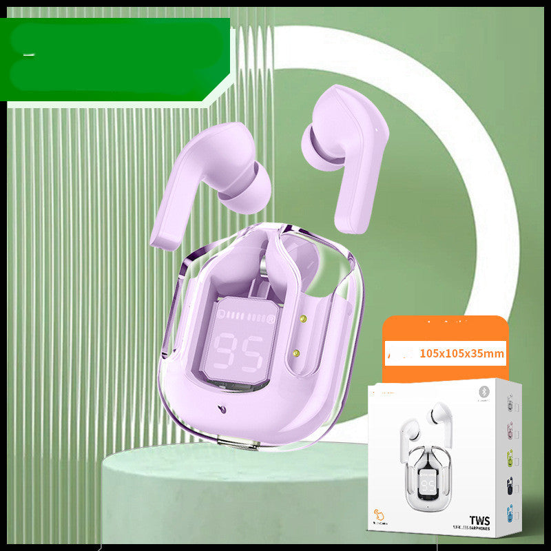 Transparente Digital anzeige TWS Drahtlose Bluetooth-Kopfhörer