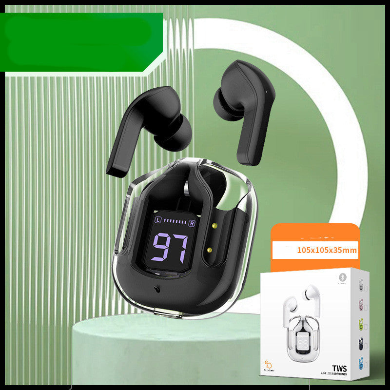 Transparente Digital anzeige TWS Drahtlose Bluetooth-Kopfhörer