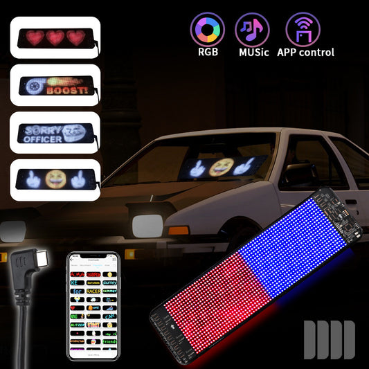 Programmierbares Auto-LED-Zeichen - Ultra dünner Bildschirm - Programmbar durch APP