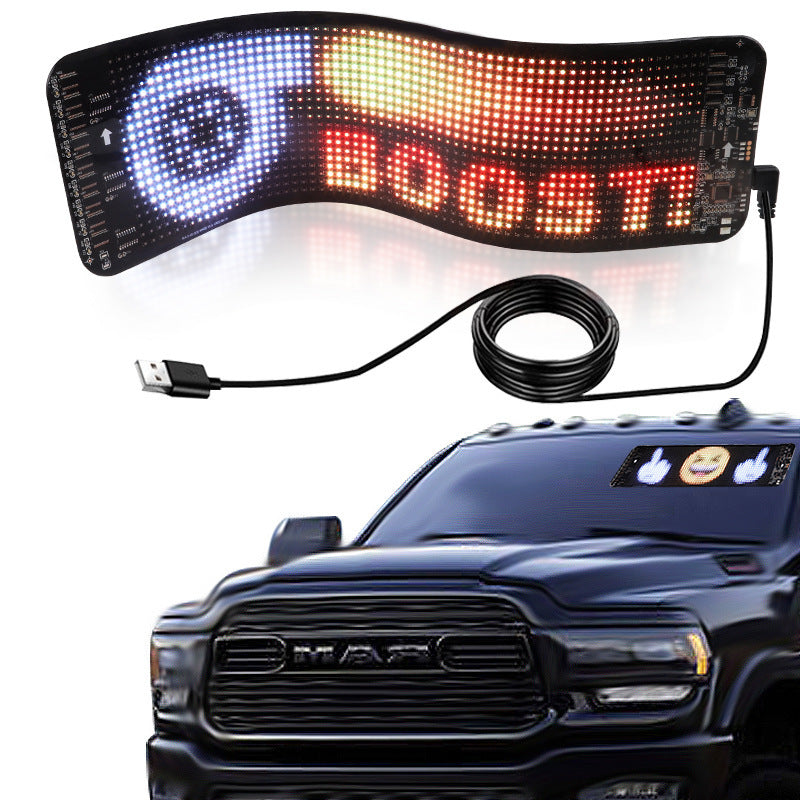 Programmierbares Auto-LED-Zeichen - Ultra dünner Bildschirm - Programmbar durch APP