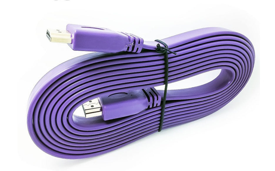HDMI-Kabel Flach kabel 1.4 Version 1,5 Meter