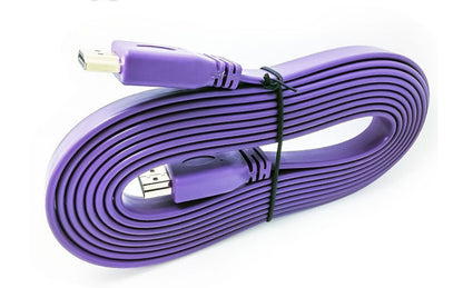 HDMI-Kabel Flach kabel 1.4 Version 1,5 Meter