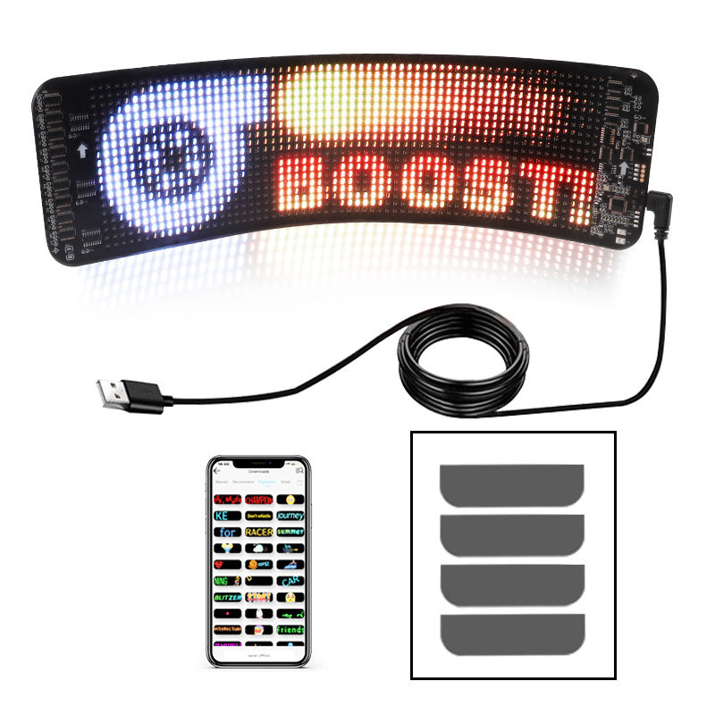 Programmierbares Auto-LED-Zeichen - Ultra dünner Bildschirm - Programmbar durch APP